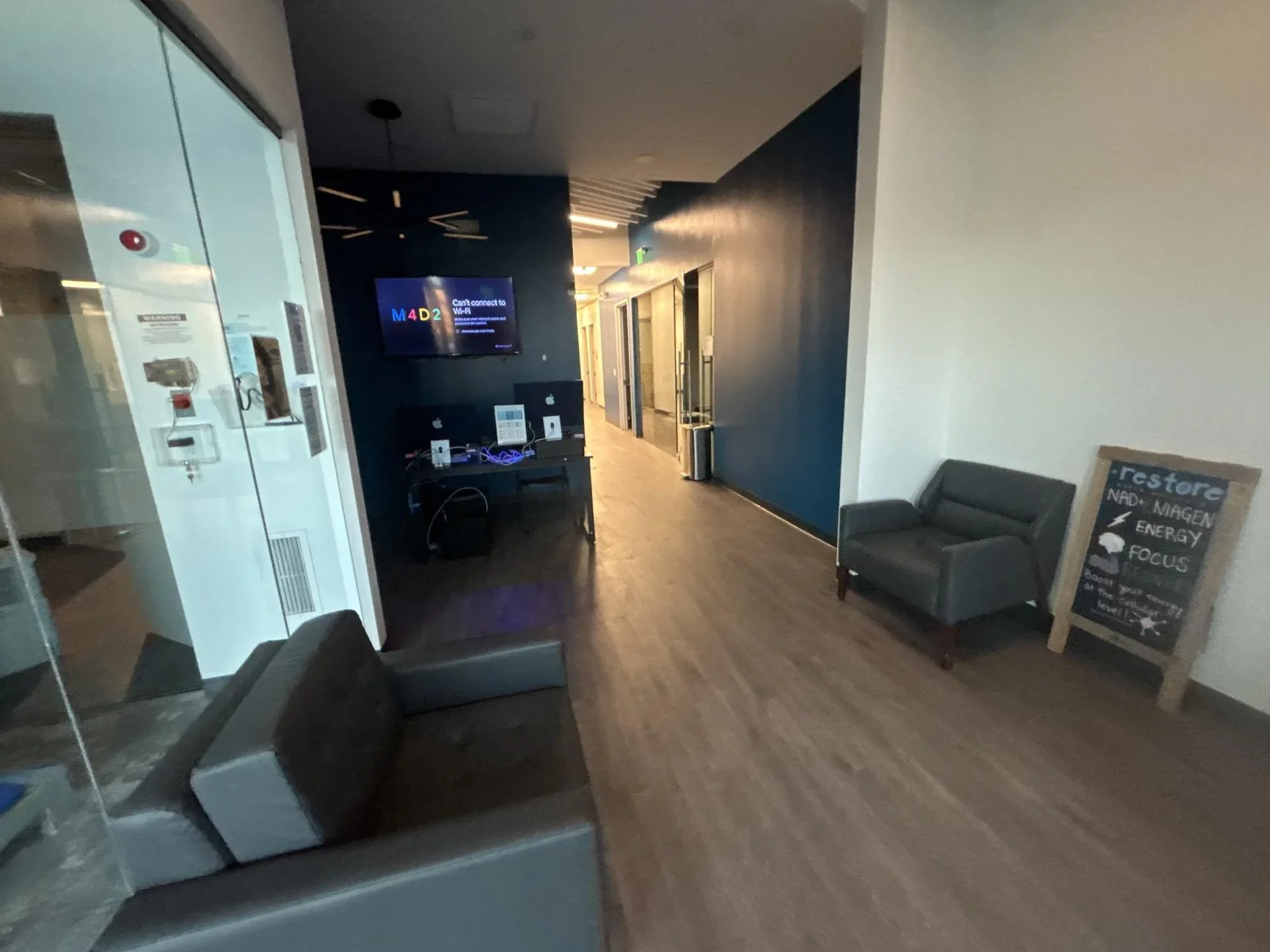 Professional flooring installation in residential kitchen and living area