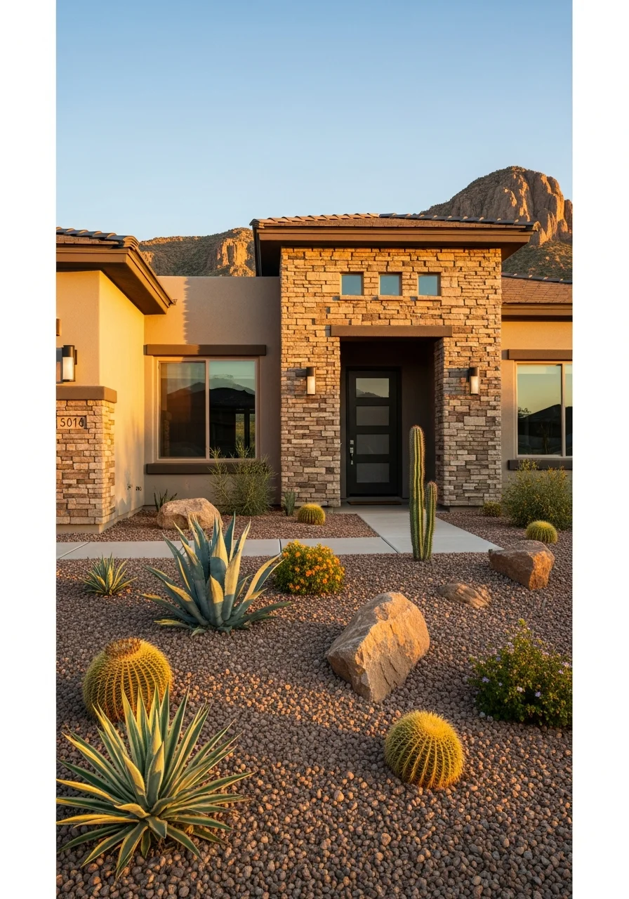 Modern home in Gold Canyon Arizona with updated kitchen and bathroom remodeling